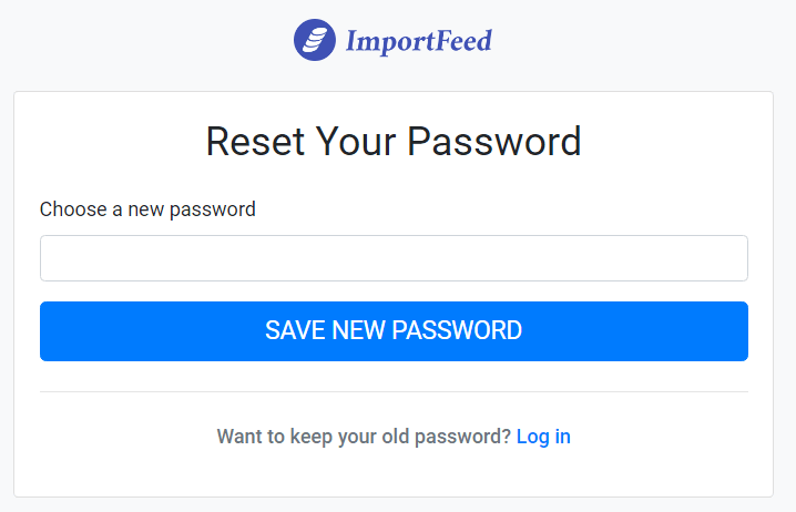 Choose New Password